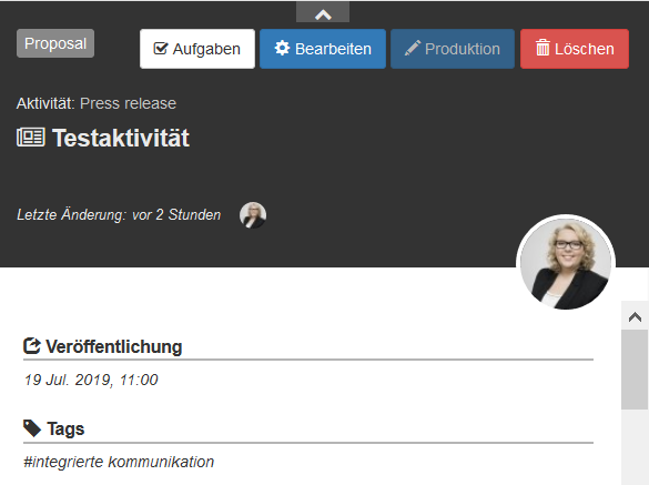 Kalender Bearbeiten Von Events Bzw Aktivitaten Newsroom Software